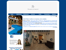 Tablet Screenshot of hotelplazacaribe.com
